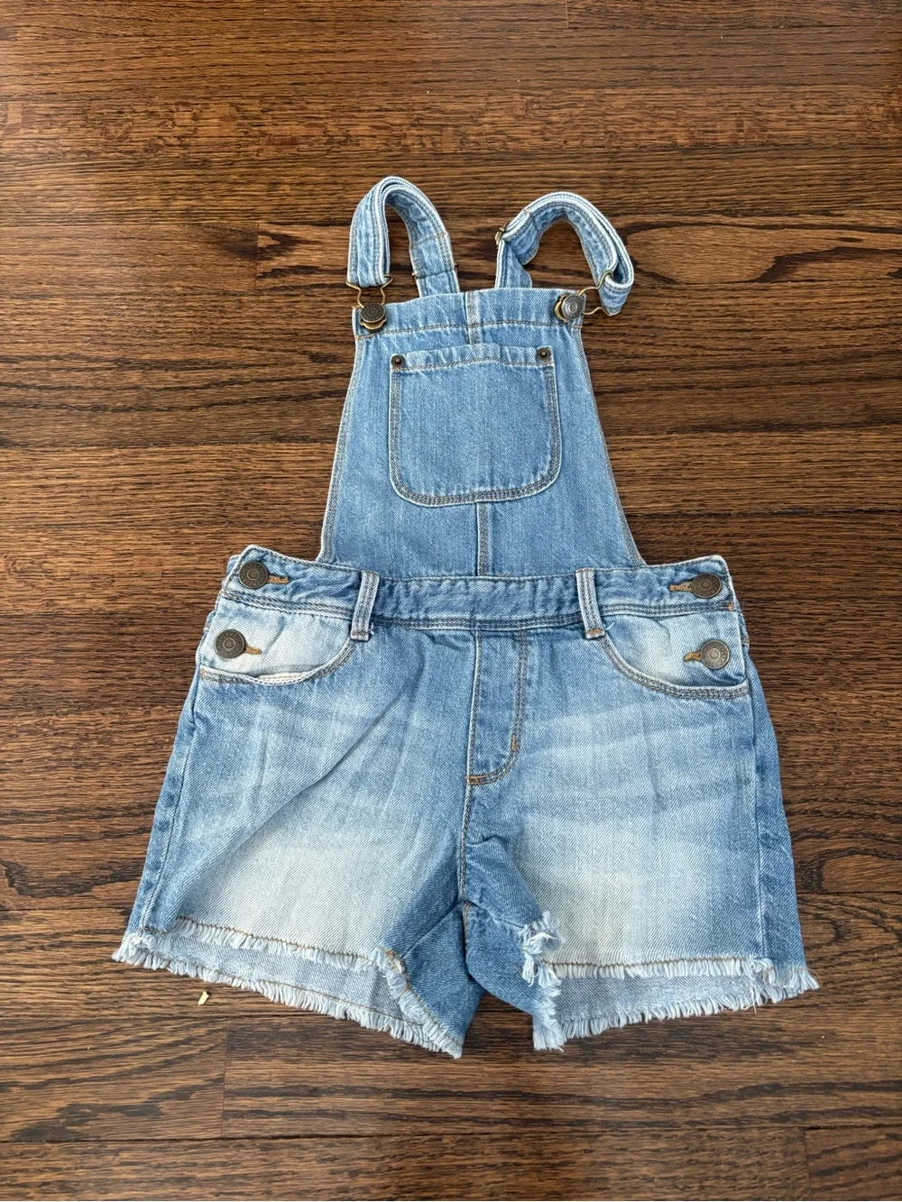 Gymboree Overalls size 7 Light Blue Denim Shorts for Kids